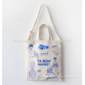 wholesale cosmetic packaging canvas sling bag cotton with double handles, organic cotton sling bag, cotton sling bag